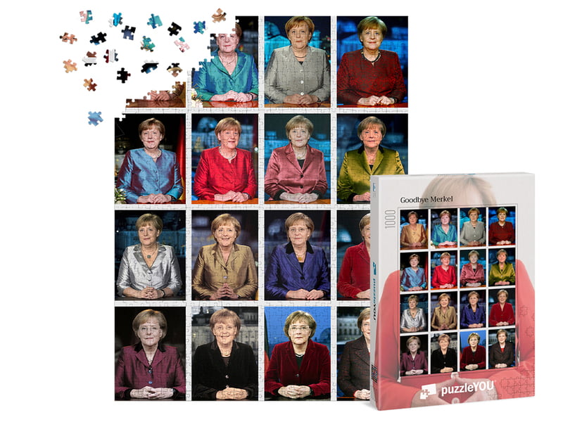 „Goodbye Merkel“ 1000 Teile